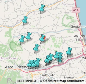 Mappa Via Antonio Gramsci, 63073 Offida AP, Italia (9.0005)