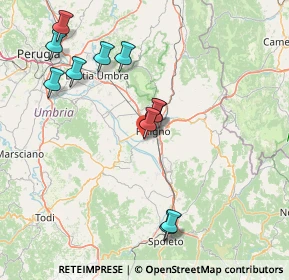 Mappa Via Perticani, 06034 Foligno PG, Italia (16.86091)