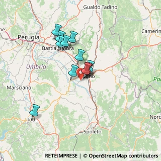 Mappa Via Perticanelli, 06034 Foligno PG, Italia (11.24167)