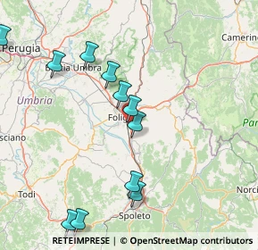 Mappa Via Niccolò Paganini, 06034 Foligno PG, Italia (18.21909)