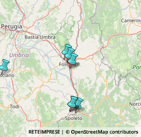 Mappa Via Niccolò Paganini, 06034 Foligno PG, Italia (31.97389)