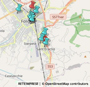 Mappa Via Niccolò Paganini, 06034 Foligno PG, Italia (2.06917)