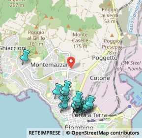 Mappa Via del Cipresso, 57025 Piombino LI, Italia (1.2155)