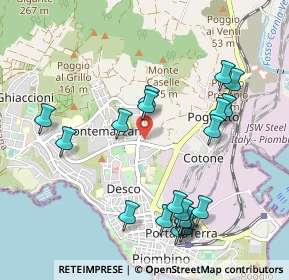 Mappa Via del Cipresso, 57025 Piombino LI, Italia (1.1615)