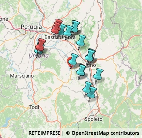 Mappa Via XXVIII Settembre, 06031 Bevagna PG, Italia (12.189)