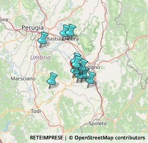 Mappa Via XXVIII Settembre, 06031 Bevagna PG, Italia (7.92636)