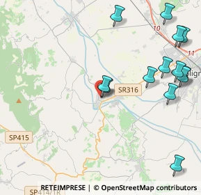 Mappa Via XXVIII Settembre, 06031 Bevagna PG, Italia (5.39462)