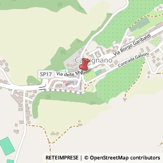 Mappa Via Borgo Garibaldi, 118, 63072 Castignano, Ascoli Piceno (Marche)