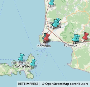 Mappa Borgata Cotone, 57025 Piombino LI, Italia (14.93667)