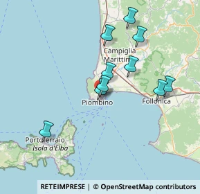 Mappa Borgata Cotone, 57025 Piombino LI, Italia (15.96636)