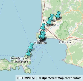 Mappa Borgata Cotone, 57025 Piombino LI, Italia (8.73467)