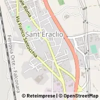 Mapa Foligno