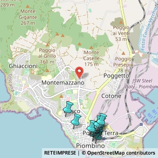 Mappa Via del Platano, 57025 Piombino LI, Italia (1.62462)