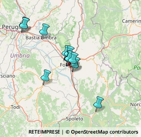 Mappa Via Pirandello, 06034 Foligno PG, Italia (10.00231)