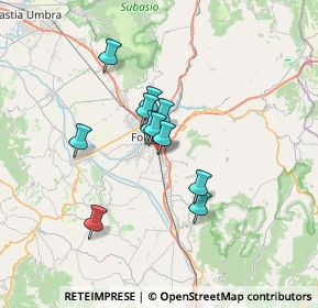Mappa Via Pirandello, 06034 Foligno PG, Italia (5.07273)