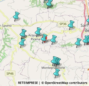 Mappa Via Giovanni Falcone, 63075 Acquaviva Picena AP, Italia (2.671)