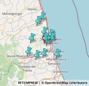 Mappa Via Giovanni Falcone, 63075 Acquaviva Picena AP, Italia (8.98462)