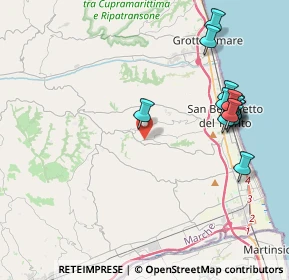 Mappa Via Giovanni Falcone, 63075 Acquaviva Picena AP, Italia (4.66071)