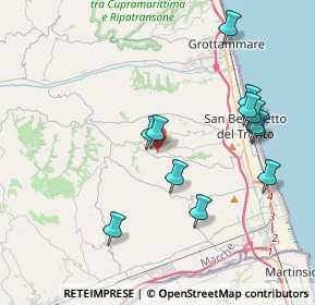 Mappa Via Giovanni Falcone, 63075 Acquaviva Picena AP, Italia (4.08833)