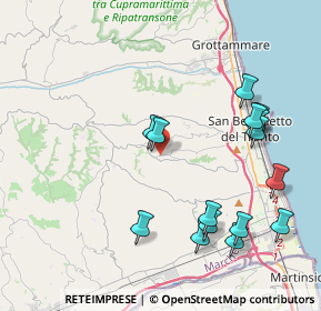 Mappa Via Giovanni Falcone, 63075 Acquaviva Picena AP, Italia (4.62533)