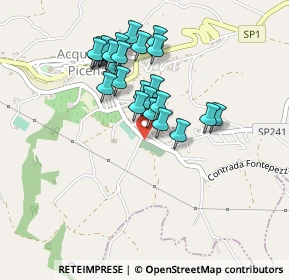 Mappa Via Giuseppe Mazzini, 63075 Acquaviva Picena AP, Italia (0.408)