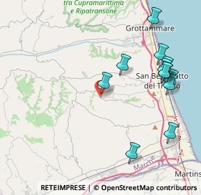 Mappa Via Giuseppe Mazzini, 63075 Acquaviva Picena AP, Italia (4.83333)