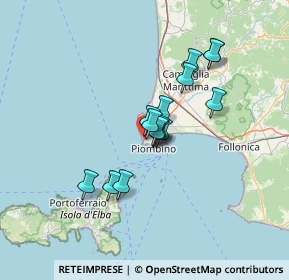 Mappa Via Alcide De Gasperi, 57025 Piombino LI, Italia (10.26533)