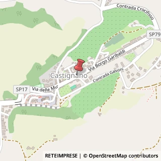 Mappa Via Borgo Garibaldi, 53, 63032 Castignano, Ascoli Piceno (Marche)