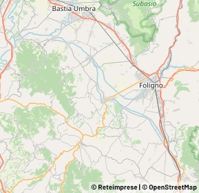 Mappa 06031 Bevagna PG, Italia (7.3855)