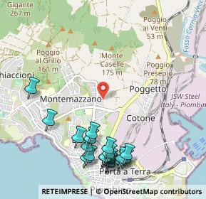 Mappa Via del Pino, 57025 Piombino LI, Italia (1.314)