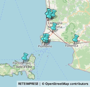 Mappa Via del Pino, 57025 Piombino LI, Italia (12.81273)