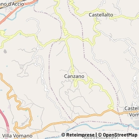 Mappa Canzano