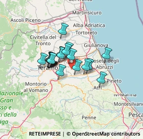 Mappa 64020 Teramo TE, Italia (9.225)