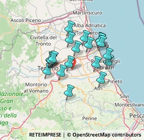 Mappa 64020 Teramo TE, Italia (11.576)