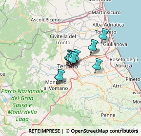 Mappa SS 80 Variante di Teramo, 64100 Teramo TE, Italia (6.65333)