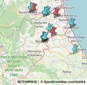 Mappa SS 80 Variante di Teramo, 64100 Teramo TE, Italia (14.5975)