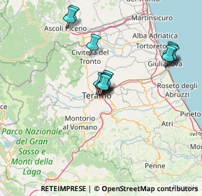 Mappa SS 80 Variante di Teramo, 64100 Teramo TE, Italia (13.36)