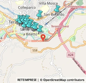 Mappa SS 80 Variante di Teramo, 64100 Teramo TE, Italia (1.07938)
