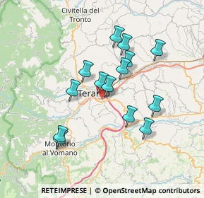 Mappa SS 80 Variante di Teramo, 64100 Teramo TE, Italia (6.51643)