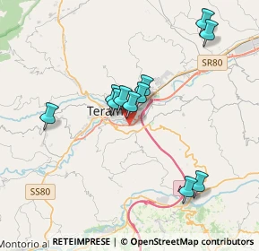 Mappa SS 80 Variante di Teramo, 64100 Teramo TE, Italia (3.44909)