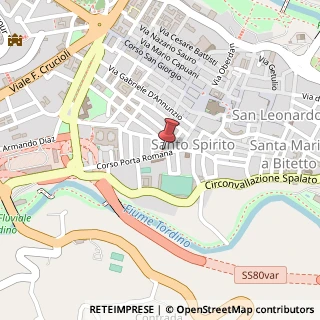 Mappa Corso Porta Romana, 105, 64100 Teramo, Teramo (Abruzzo)