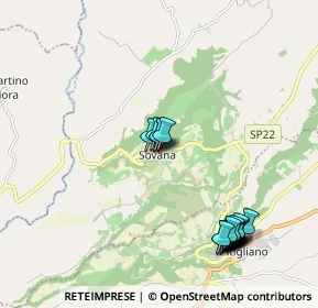 Mappa Via del Pretorio, 58017 Pitigliano GR, Italia (2.314)