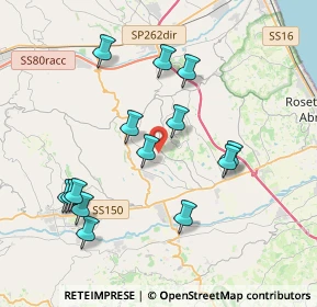 Mappa Contrada Case Piano di Cesare, 64020 Morro D'oro TE, Italia (4.05643)