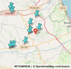 Mappa Contrada Case Piano di Cesare, 64020 Morro D'oro TE, Italia (4.74)