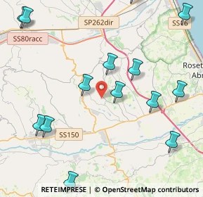 Mappa Contrada Case Piano di Cesare, 64020 Morro D'oro TE, Italia (5.81267)