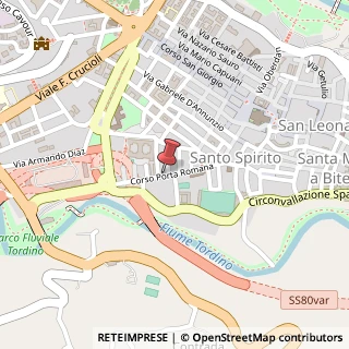 Mappa Corso Porta Romana, 51, 64100 Teramo, Teramo (Abruzzo)