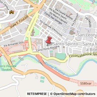 Mappa Salita Izzone, 6, 64100 Teramo, Teramo (Abruzzo)