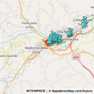Mappa Via Conte Contin, 64100 Teramo TE, Italia (1.45833)