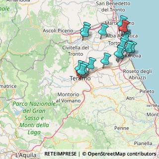 Mappa Via Conte Contin, 64100 Teramo TE, Italia (17.08706)
