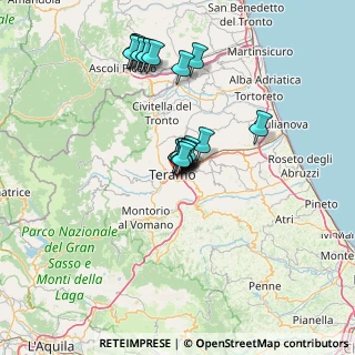 Mappa Via Orto Agrario, 64100 Teramo TE, Italia (12.551)